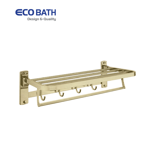 Vắt khăn giàn EcoBath EC5015-45BG màu vàng chải