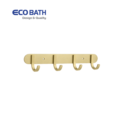 Móc áo EcoBath EC2026-4BG màu vàng chải
