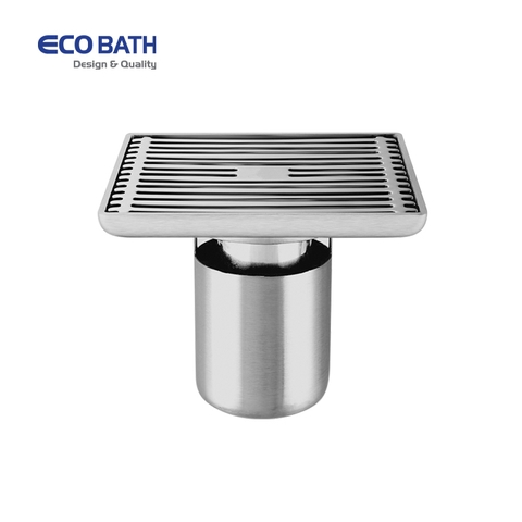 Ga thoát sàn EcoBath EC1067B màu inox chải