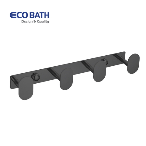Móc áo EcoBath EC2005-4MB đen mờ