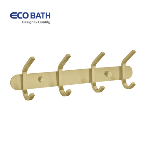 Móc áo EcoBath EC2038-4BG màu vàng chải
