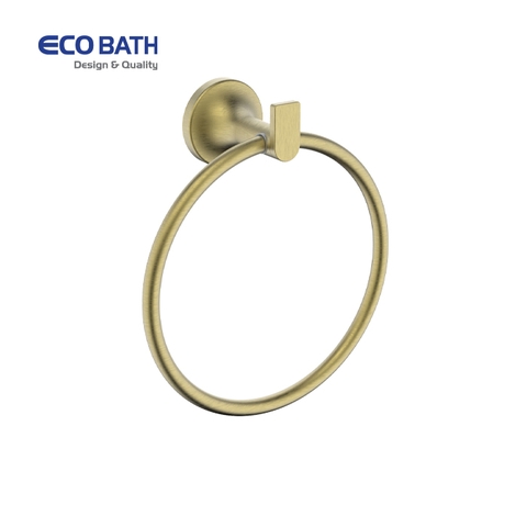 Vòng treo khăn EcoBath EC218-06BG màu vàng chải