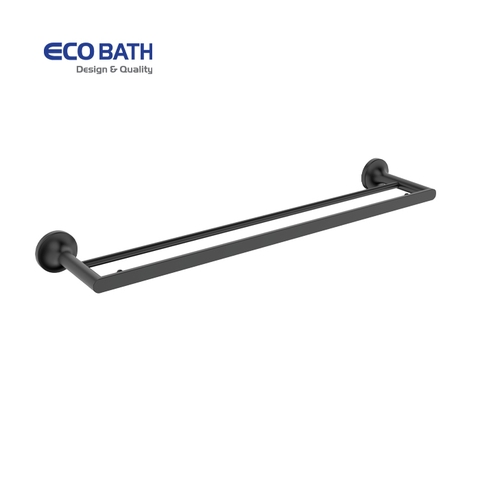 Vắt khăn đôi EcoBath EC218-09MB đen mờ