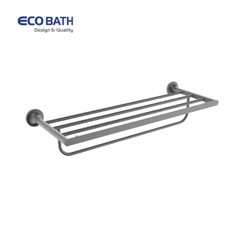 Vắt khăn giàn EcoBath EC218-12BU ghi xám