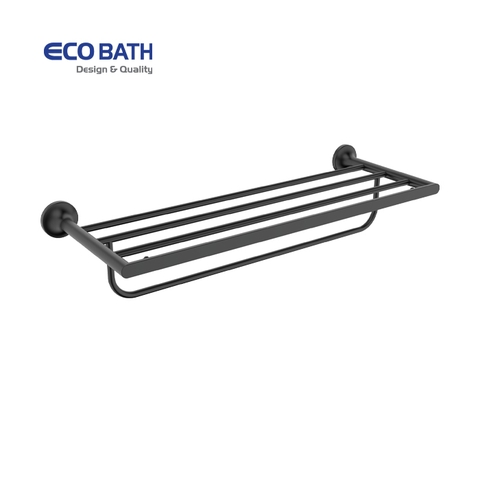 Vắt khăn giàn EcoBath EC218-12MB đen mờ