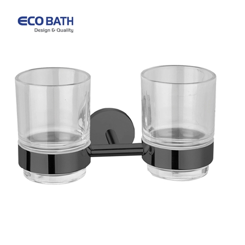 Kệ cốc EcoBath EC270-10MB đen mờ
