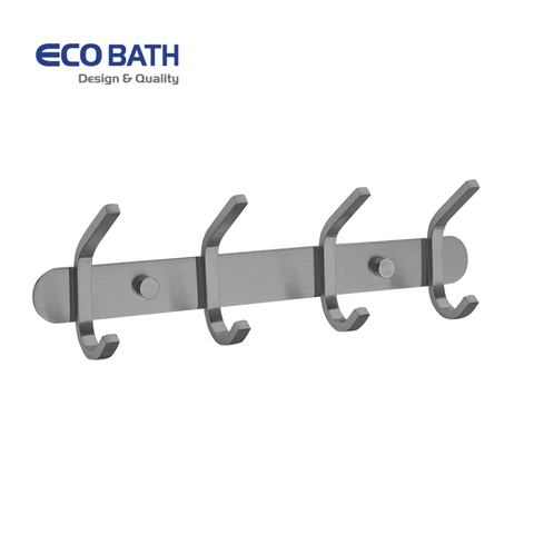Móc áo EcoBath EC2038-4BU màu ghi xám