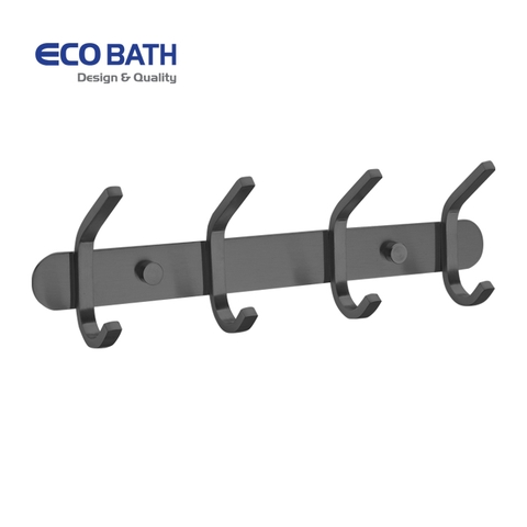Móc áo EcoBath EC2038-4MB màu đen mờ