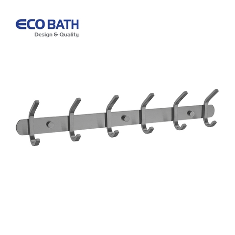 Móc áo EcoBath EC2038-6BU màu ghi xám