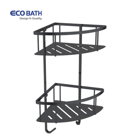 Kệ phòng tắm EcoBath EC4067-2 đen mờ
