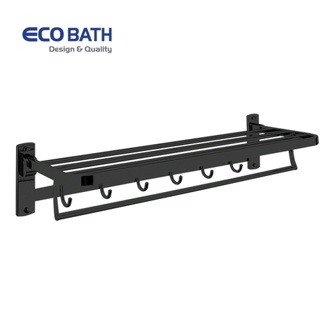 Vắt khăn giàn EcoBath EC5015 màu đen mờ