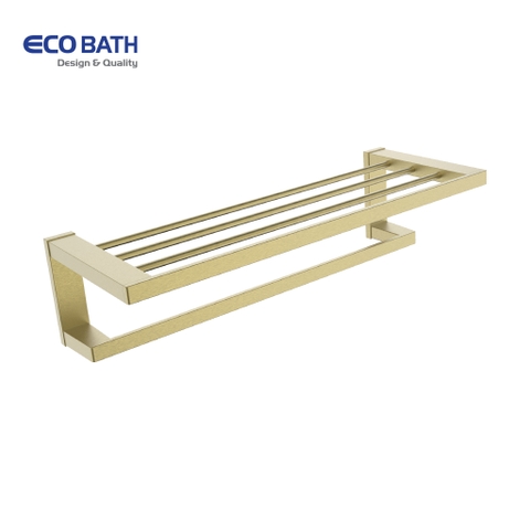 Vắt khăn giàn EcoBath EC211-12BG màu vàng chải