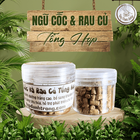 Ngũ Cốc Và Rau Củ Tổng Hợp - Thức Ăn Tép Cảnh Chuyên dụng - Bổ sung lượng dinh dưỡng dồi dào từ thực vật
