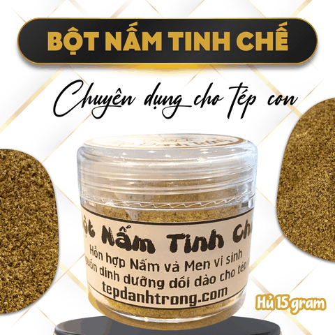 Bột Nấm Tinh Chế - Chuyên dụng cho tép con