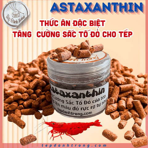 Astaxanthin  - Tăng Cường Sắc Tố Đỏ của Tép
