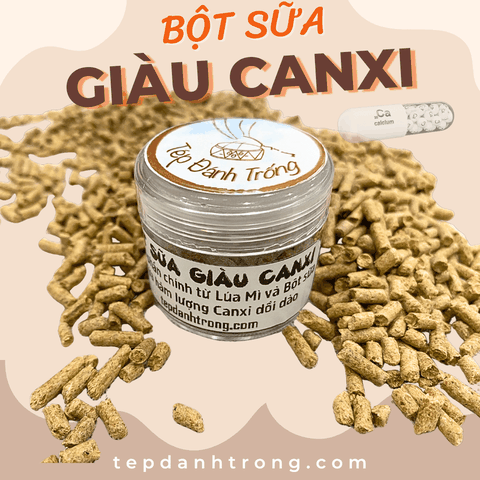 Bột Sữa Giàu Canxi - Thức ăn tép cảnh chuyên dụng - Hỗ trợ tăng trưởng, phát triển vỏ tép