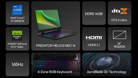 Acer Helios Neo 16 i9