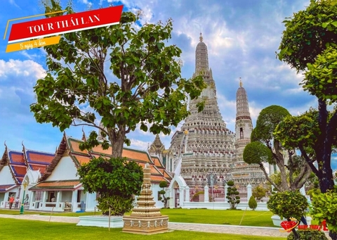 Tour Thái Lan Bangkok Pattaya 5 ngày 4 đêm