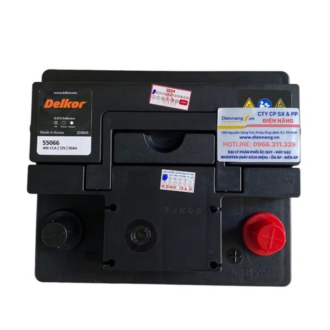 Ắc quy Delkor DIN 55066 50AH