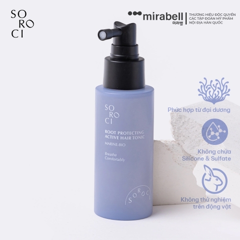 Xịt dưỡng chân tóc Soroci Root Protecting Active Hair Tonic