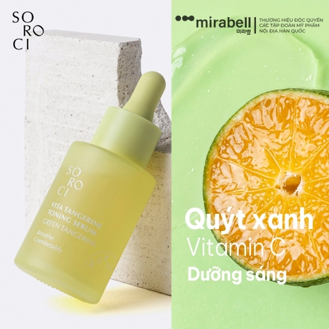 Tinh chất dưỡng da Soroci Vita-Tangerine Toning Serum