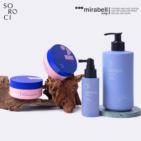 Bộ sản phẩm tẩy da chết Soroci Fucoidan Peeling & Soothing Pad