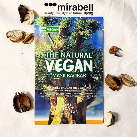 Mặt Nạ She'Lab The Natural Vegan Mask Baobab