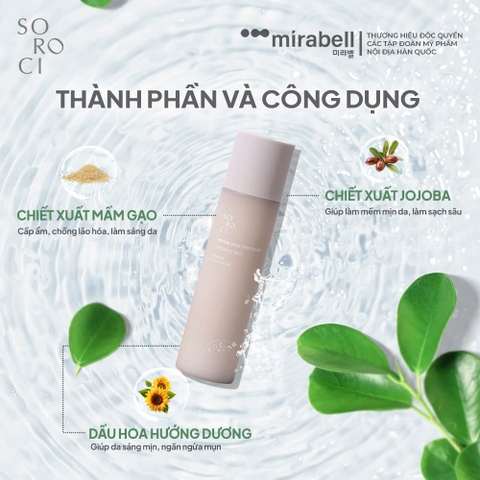 Nước cân bằng da Soroci Repair Skin Softener
