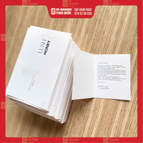 Thiệp Cảm Ơn: Kết Nối & Giữ Chân Khách