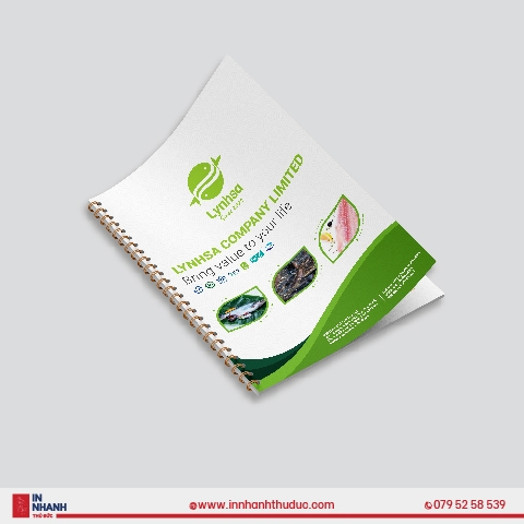 In Catalogue - Đóng lò xo gáy