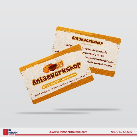 Danh Thiếp Giấy Mỹ Thuật