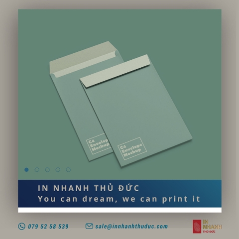 In bao thư trung - Kích thước 25x35cm