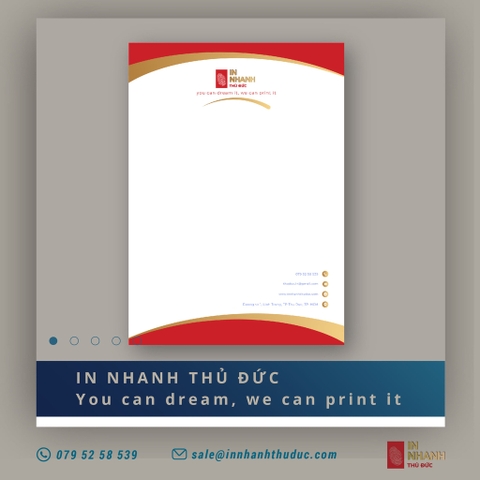 Giấy tiêu đề - Số lượng lớn - letterhead