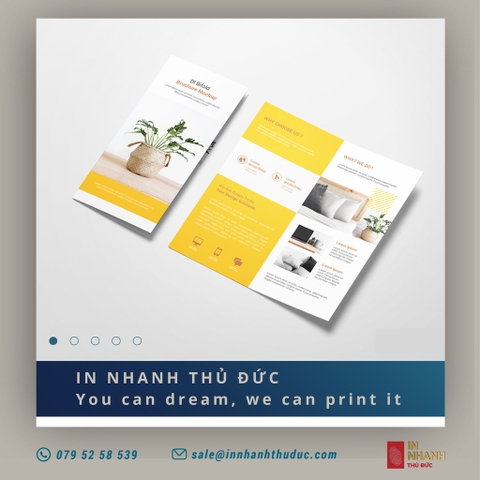 In tờ gấp siêu rẻ - Cheap folded flyer