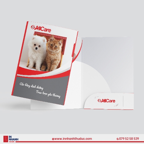 Bìa đựng hồ sơ - 1 tay gấp - Folder