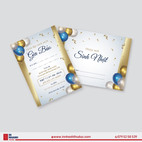 In Thiệp Sinh Nhật