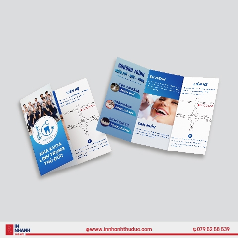 In tờ gấp ba - Trifold flyer