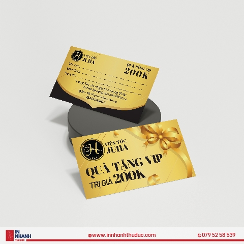 In phiếu giảm giá - Gift voucher