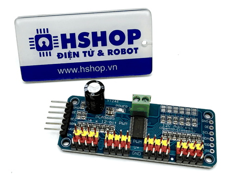 Mạch điều khiển PWM 16 kênh PCA9685 I2C Servo Driver