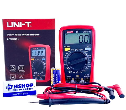 Đồng hồ vạn năng điện tử Digital Multimeter UNI-T UT33D+ chính hãng