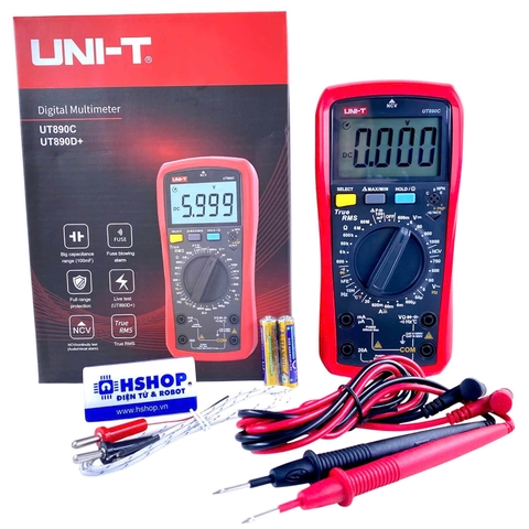 Đồng hồ vạn năng điện tử True RMS Digital Multimeter UNI-T UT890C chính hãng