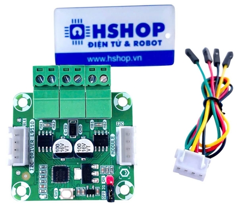 Mạch điều khiển động cơ DC MKE-M17 L9110 I2C Motor Driver Module
