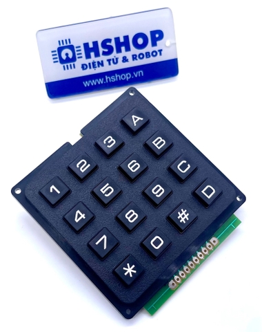 Bàn phím ma trận nhựa cứng 4x4 keypad
