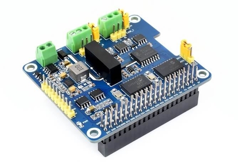 Waveshare 2-Channel Isolated CAN Bus Expansion HAT For Raspberry Pi, 2-CH CAN HAT+