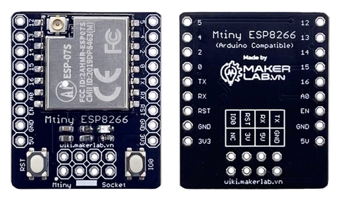 Mạch Mtiny ESP8266 ESP-07S (Arduino Compatible)