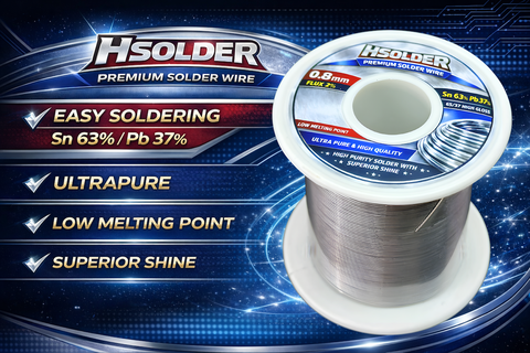 Thiếc hàn siêu bóng nhẹ lửa HSOLDER 500G Sn63 Pb37 Solder Wire