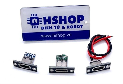 Mạch ra chân USB-C USB Type C Female With Fixing Plate Breakout Board