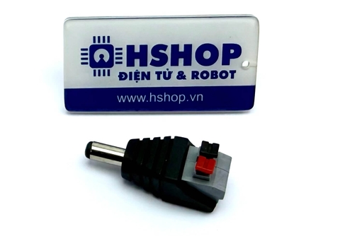 Đầu kết nối nhanh cấp nguồn DC đực 5.5 x 2.1mm