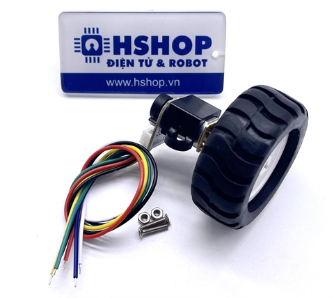 Bộ động cơ DC Servo GA12 N20 kèm gá bắt và bánh xe V2 43mm