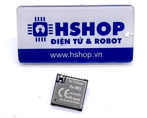 Mạch thu phát RF LoraWan SoC ASR6601 868/915MHz Ra-08H Module Ai-Thinker